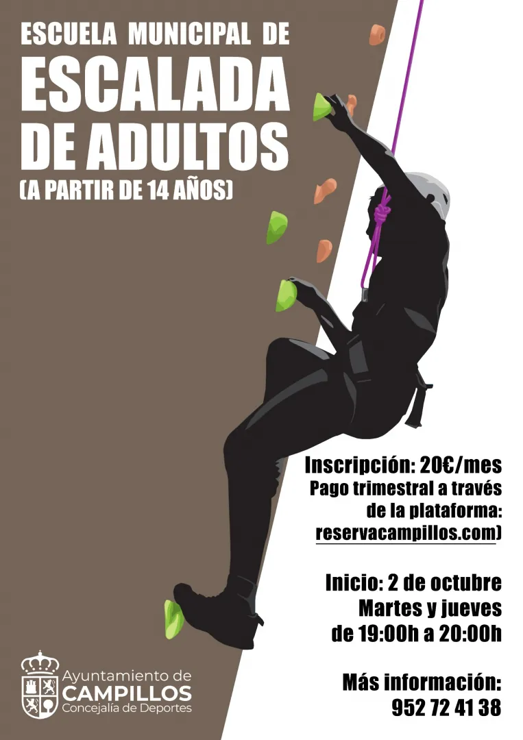 Escuela escalada adultos